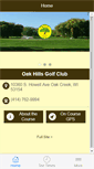 Mobile Screenshot of oakhillsgolfwi.com